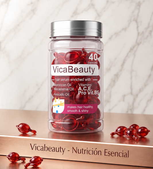 Hair Serum Capsules with Argan & Vitamins | VicaBeauty