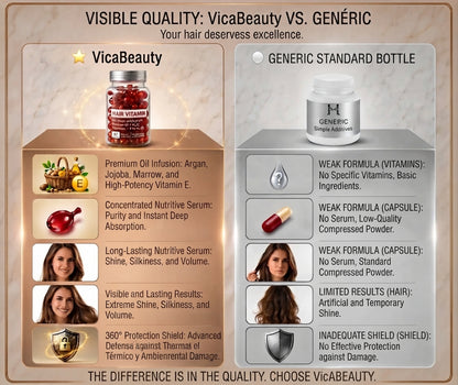 Hair Serum Capsules with Argan & Vitamins | VicaBeauty