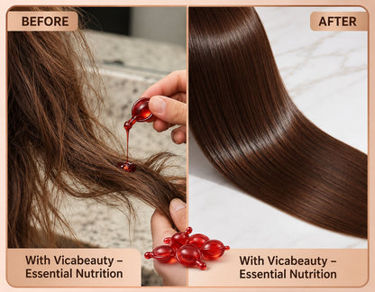 Hair Serum Capsules with Argan & Vitamins | VicaBeauty